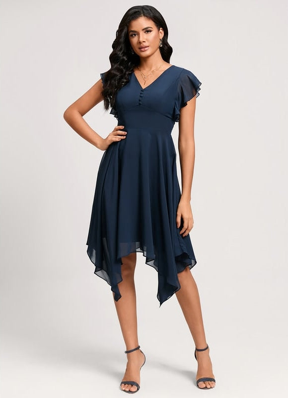 Robe Trapèze Éclat Terre - gallery 2