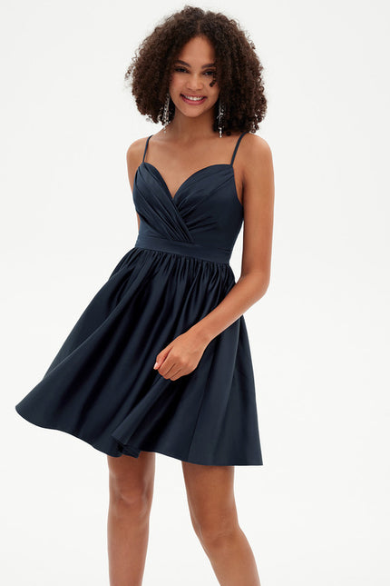 Robe Trapèze Plissée Élégante - gallery 5