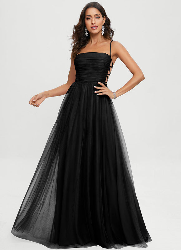 Robe Trapèze Noir Éclipsant - gallery 2