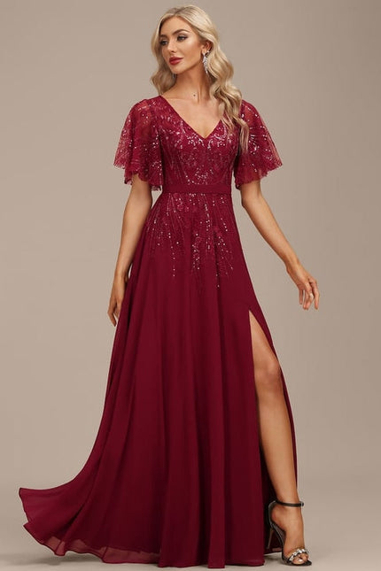 Robe Trapèze Marine Éclatante - gallery 6