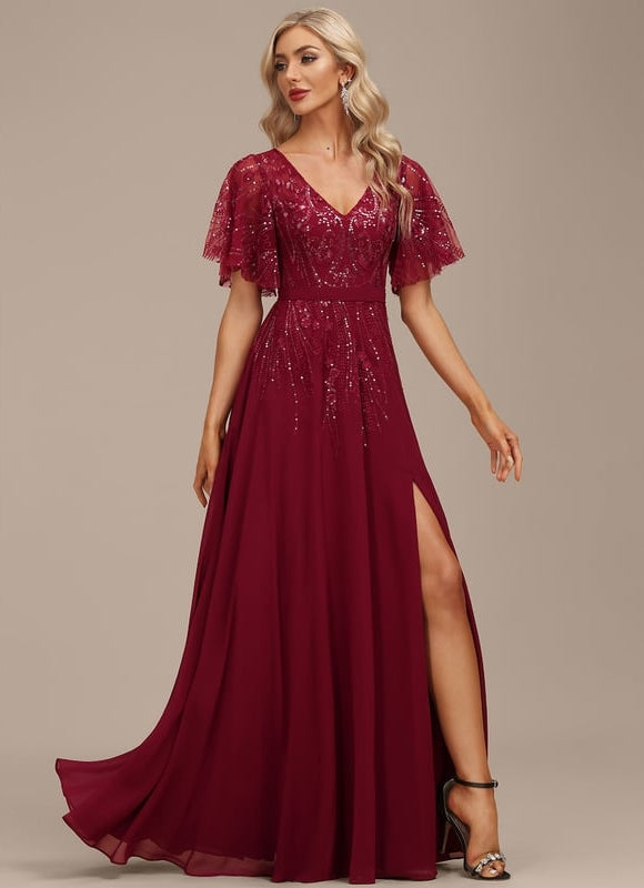 Robe Trapèze Marine Éclatante - gallery 6