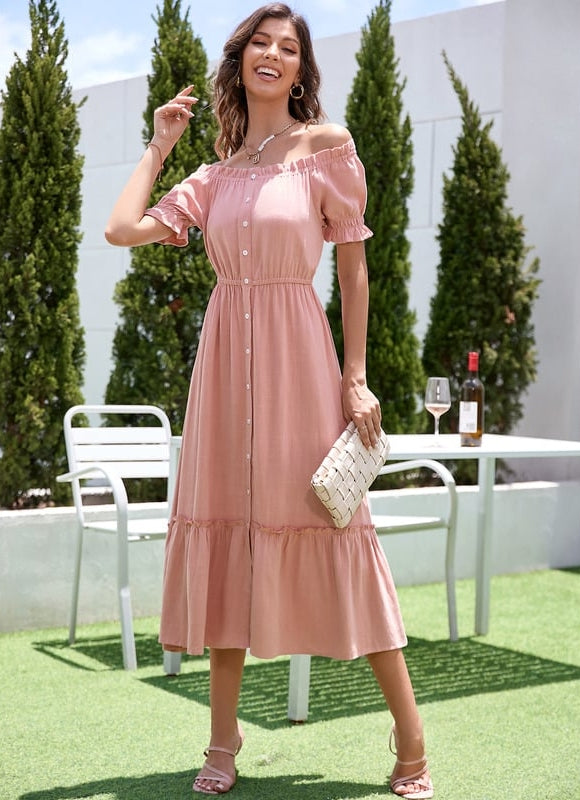 Robe Trapèze Légèreté Printanière - gallery 6