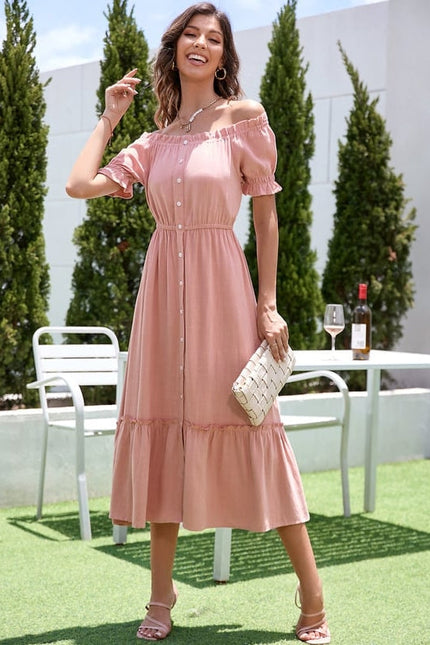 Robe Trapèze Légèreté Printanière - gallery 6
