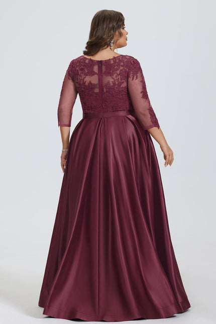 Robe Trapèze Élégance Majestueuse - gallery 5