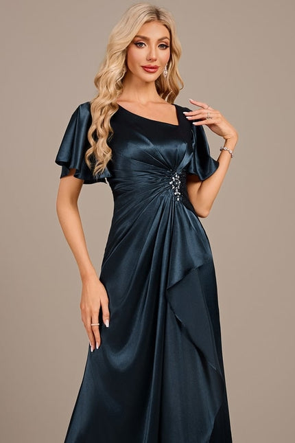 Robe Trapèze Fluide Scintillante - gallery 1