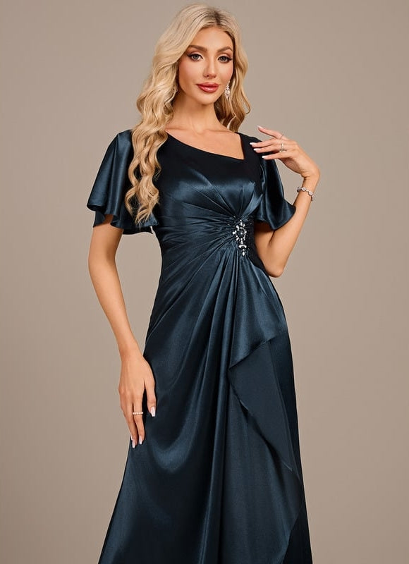 Robe Trapèze Fluide Scintillante - gallery 1