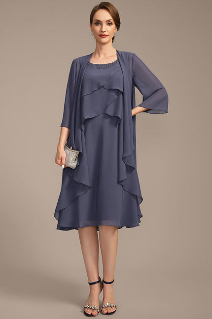 Robe Trapèze Sérénité Mauve - gallery 3