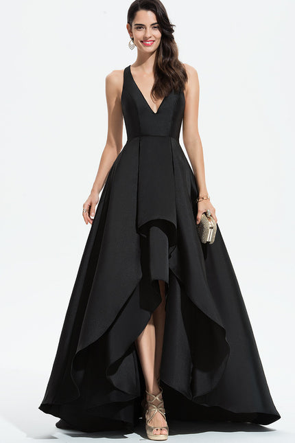 Robe Trapèze Floral Satinée