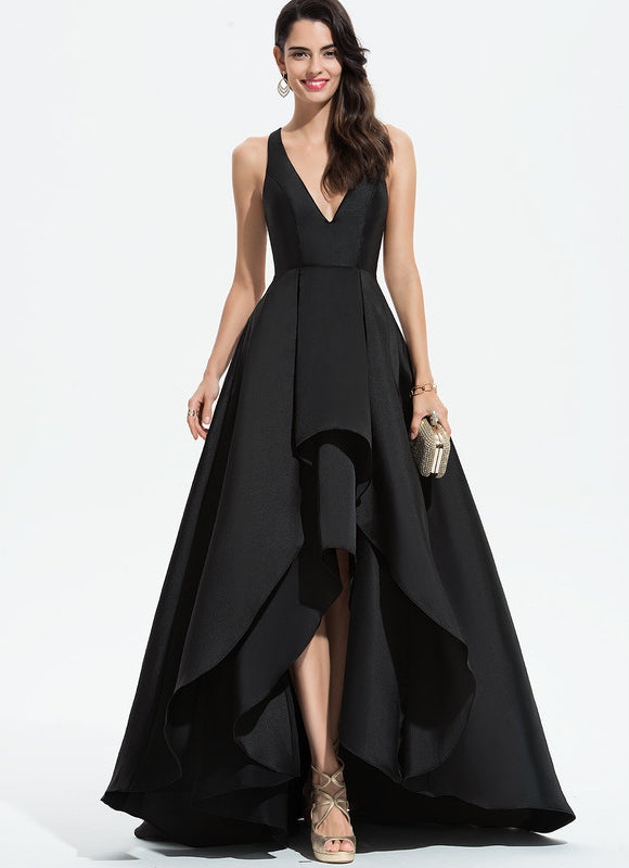Robe Trapèze Floral Satinée
