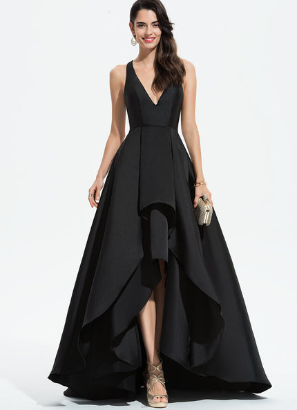 Robe Trapèze Floral Satinée