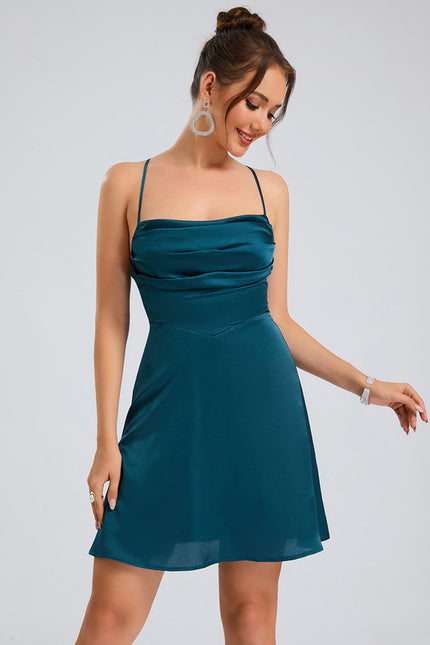 Robe Trapèze Éclat Soyeux - gallery 4