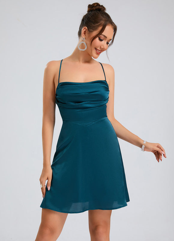 Robe Trapèze Éclat Soyeux - gallery 4