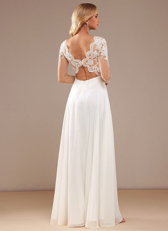 Robe Trapèze Éthérée Lumineuse - gallery 2