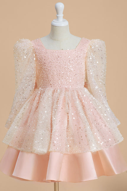 Robe Trapèze Éclat Rosé