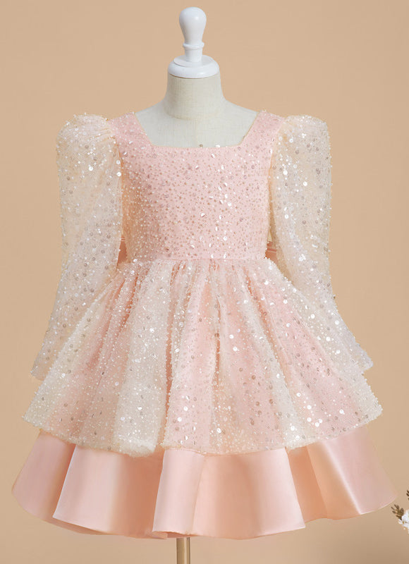 Robe Trapèze Éclat Rosé