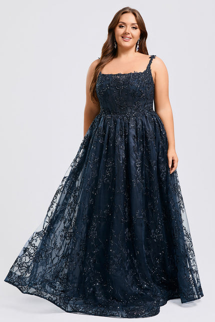 Robe Trapèze Velours Nocturne - gallery 9