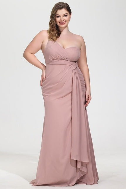 Robe Trapèze Asymétrique Beige - gallery 7
