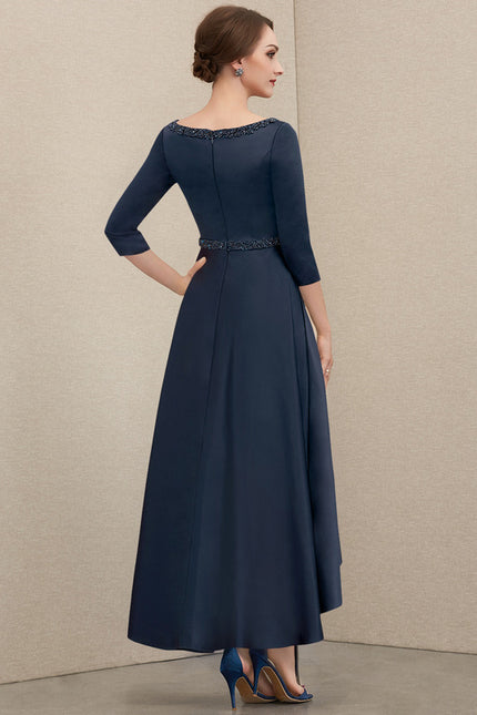 Robe Trapèze Élégance Saphir - gallery 1