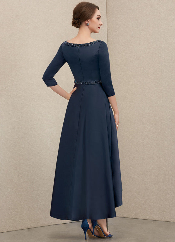 Robe Trapèze Élégance Saphir - gallery 1