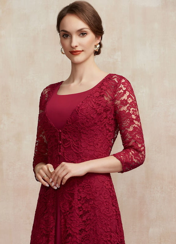 Robe Trapèze Rouge Évanescence - gallery 1