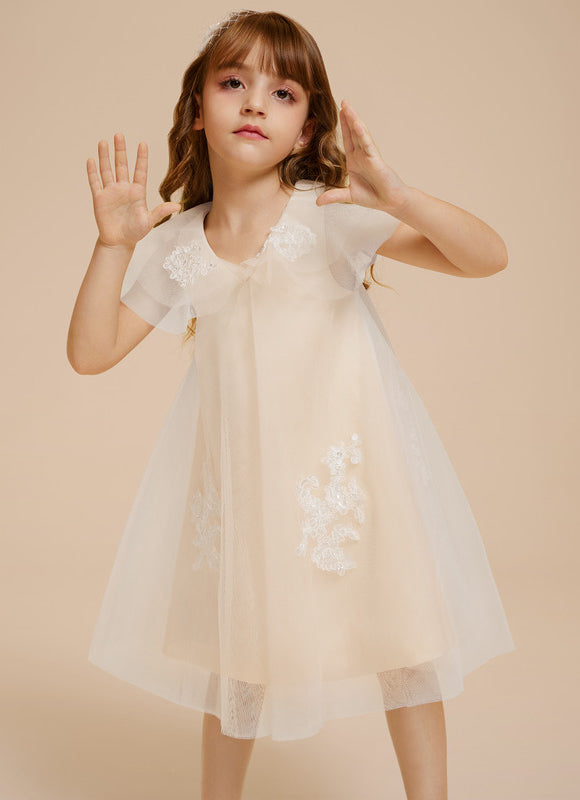 Robe Trapèze Enfant Nuptiale - gallery 9
