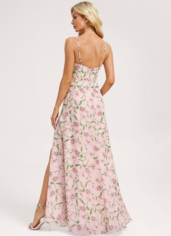 Robe Trapèze Flottante Olive - gallery 4