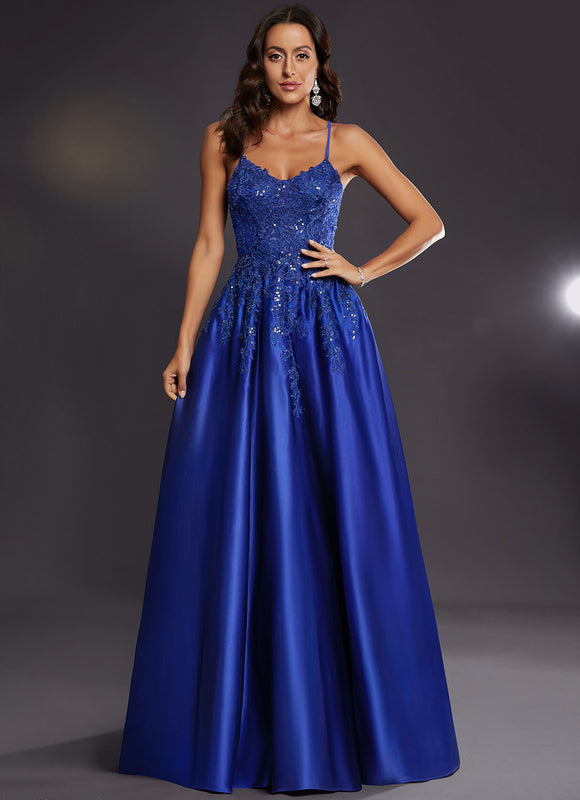 Robe Trapèze Satinée Éblouissante - gallery 4