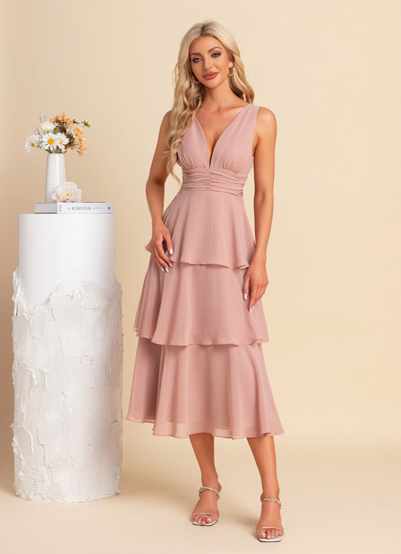 Robe Trapèze Chic Olivâtre - gallery 3