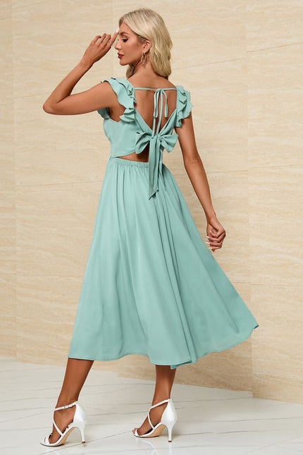 Robe Trapeze Volant
