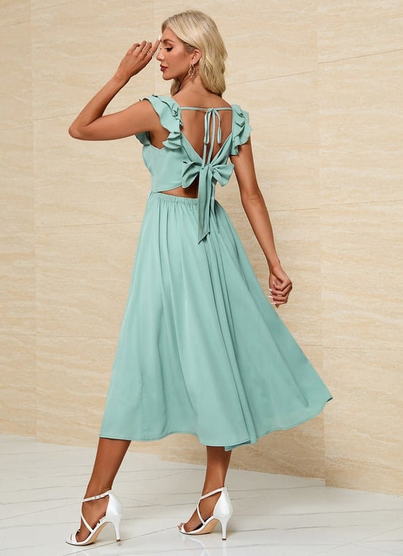 Robe Trapeze Volant