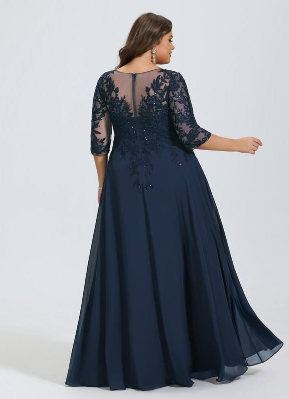 Robe Trapèze Glamour Vaporeuse - gallery 7