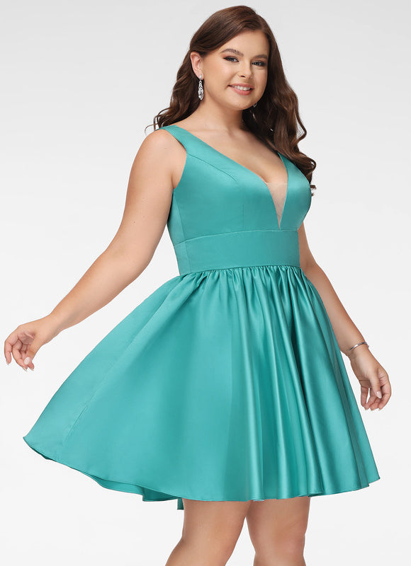 Robe Trapèze Nuit Satinée - gallery 5