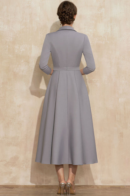 Robe Trapèze Gracieuse Élégance - gallery 2