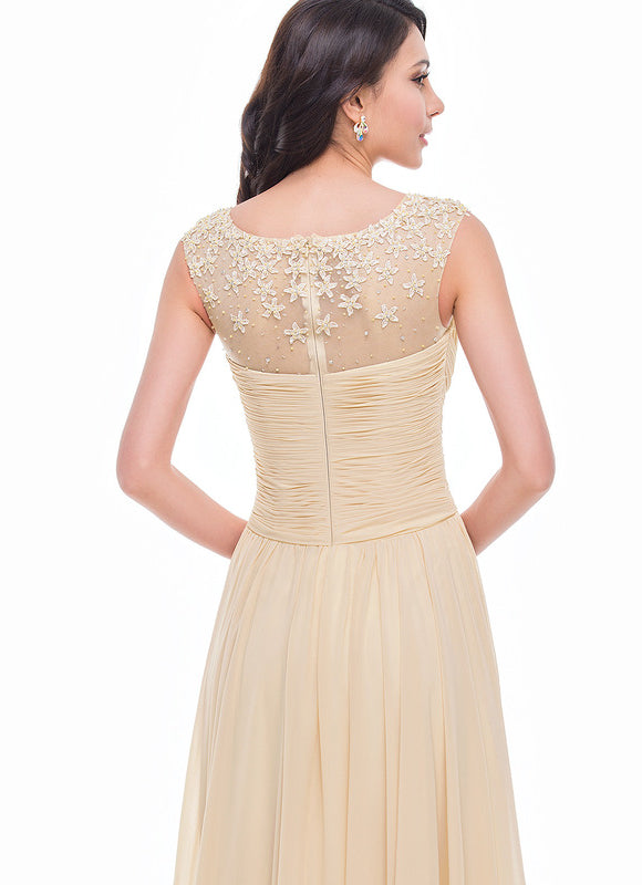 Robe Trapèze Satinée Lumineuse - gallery 2