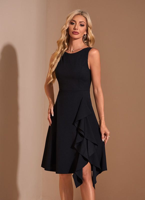 Robe Trapèze Asymétrique - gallery 2