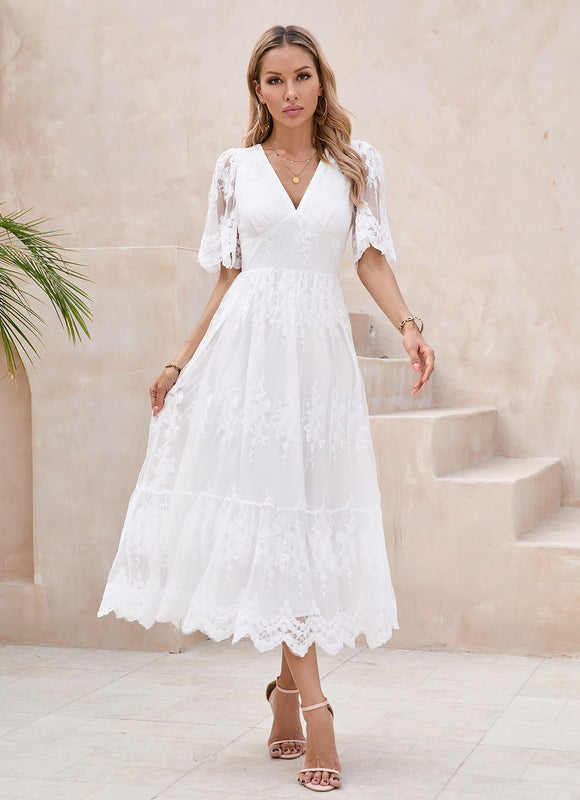 Robe Trapèze Couture Romantique - gallery 1
