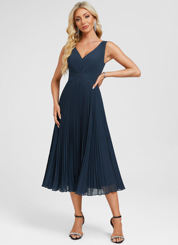 Robe Trapèze Vaporeuse Sereine - gallery 4