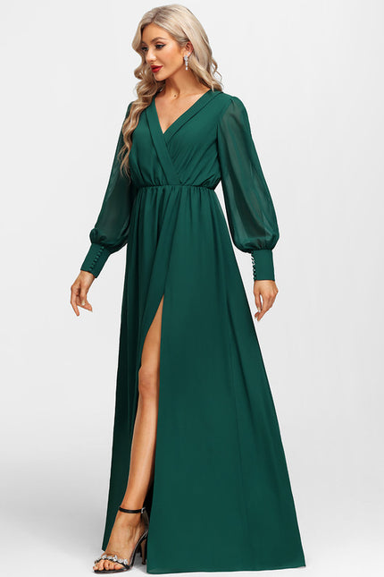 Robe Trapèze Élégante Mousseline - gallery 4