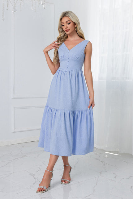Robe Trapeze Volant - gallery 5