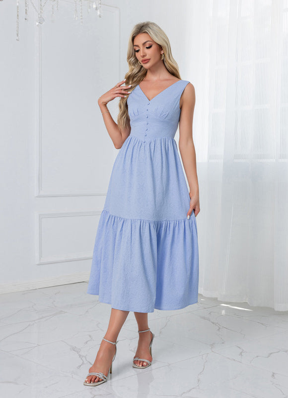 Robe Trapeze Volant - gallery 5