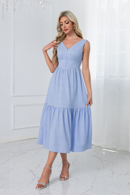 Robe Trapeze Volant - gallery 5