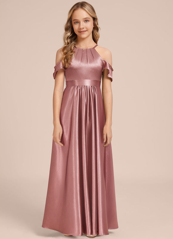 Robe Trapèze Satin Bordeaux - gallery 5