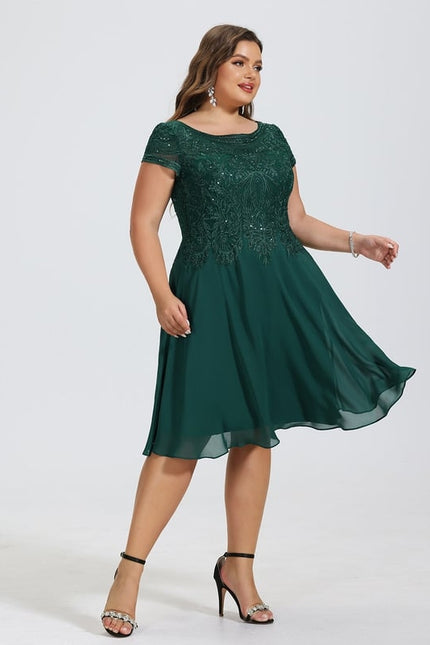 Robe Trapèze Éclat Argenté - gallery 9