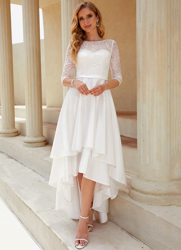 Robe Trapèze Élégance Satinée Moderne - gallery 3
