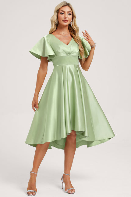 Robe Trapèze Vert Pastel Chic - gallery 2