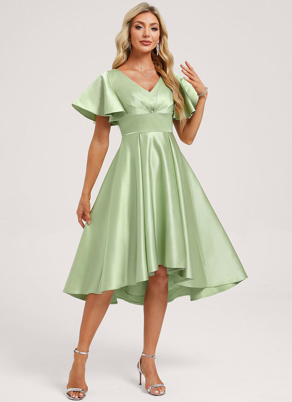 Robe Trapèze Vert Pastel Chic - gallery 2