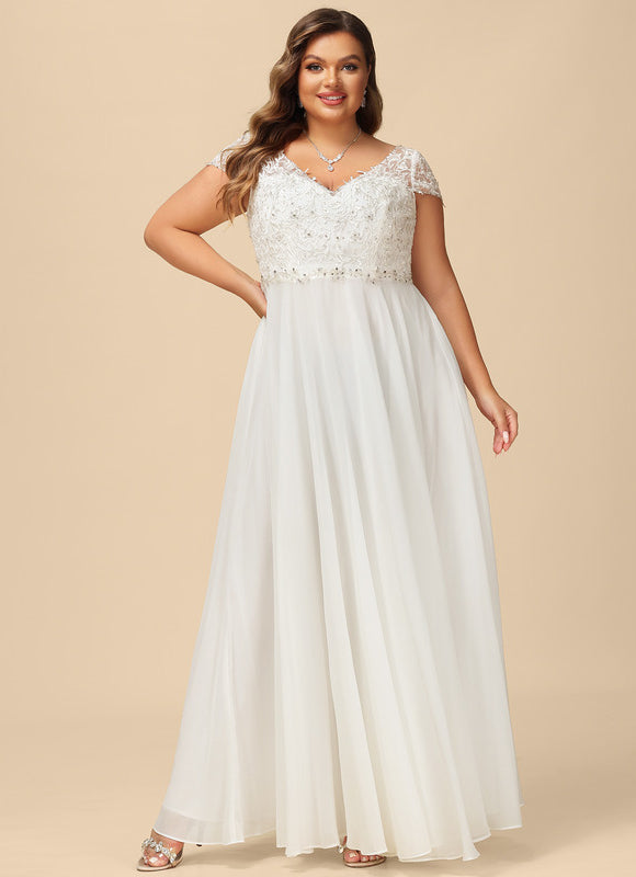 Robe Trapèze Lumière De Mousseline - gallery 6