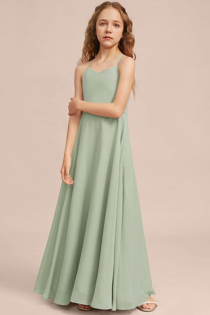 Robe Trapèze Vert Doux Éclat - gallery 3