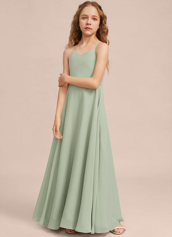 Robe Trapèze Vert Doux Éclat - gallery 3