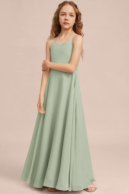 Robe Trapèze Vert Doux Éclat - gallery 3